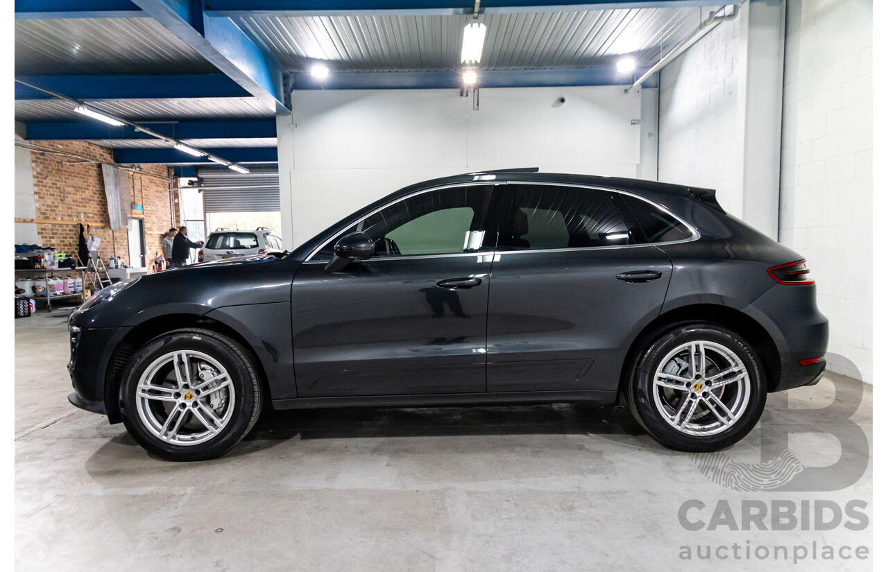 04/2017 Porsche Macan S (AWD) MY17 4d Wagon Volcano Grey Metallic Turbo V6 3.0L
