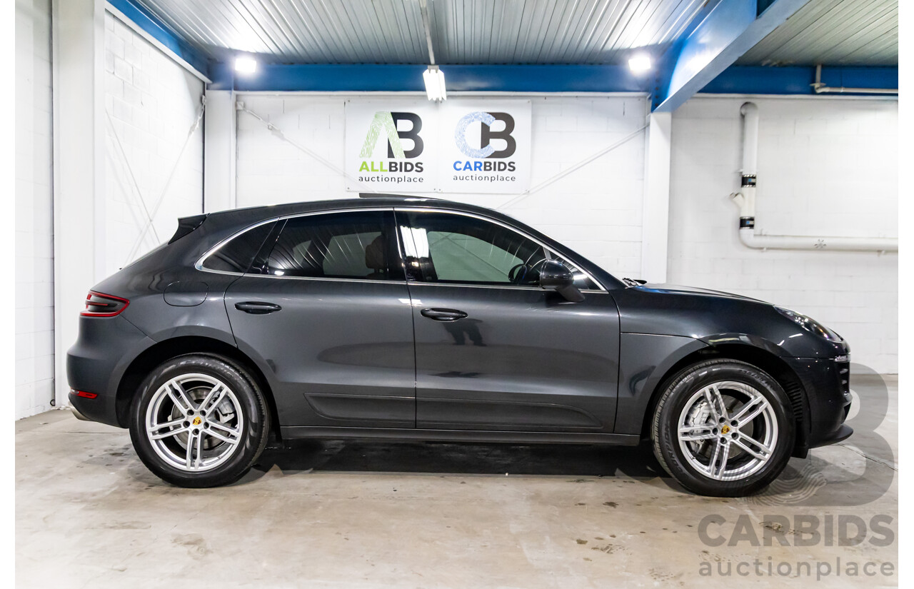 04/2017 Porsche Macan S (AWD) MY17 4d Wagon Volcano Grey Metallic Turbo V6 3.0L
