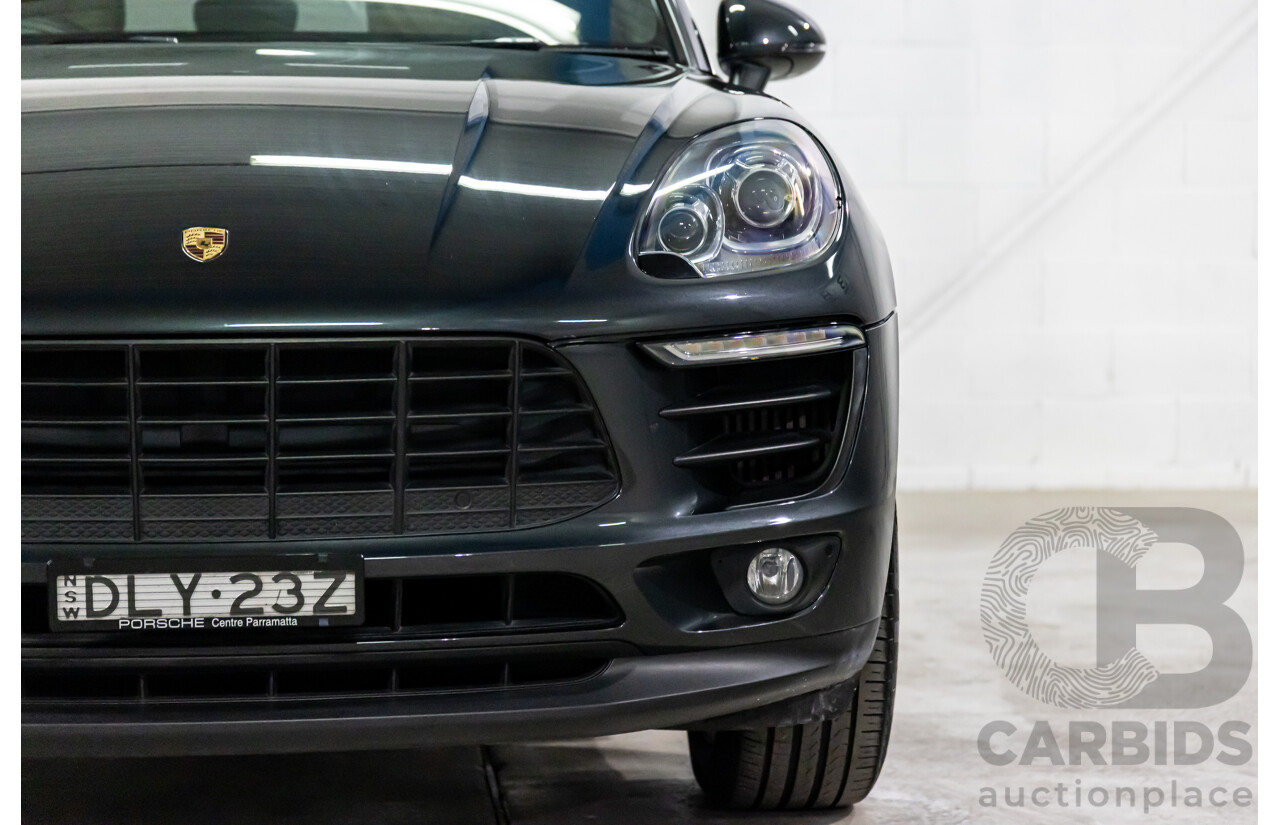 04/2017 Porsche Macan S (AWD) MY17 4d Wagon Volcano Grey Metallic Turbo V6 3.0L