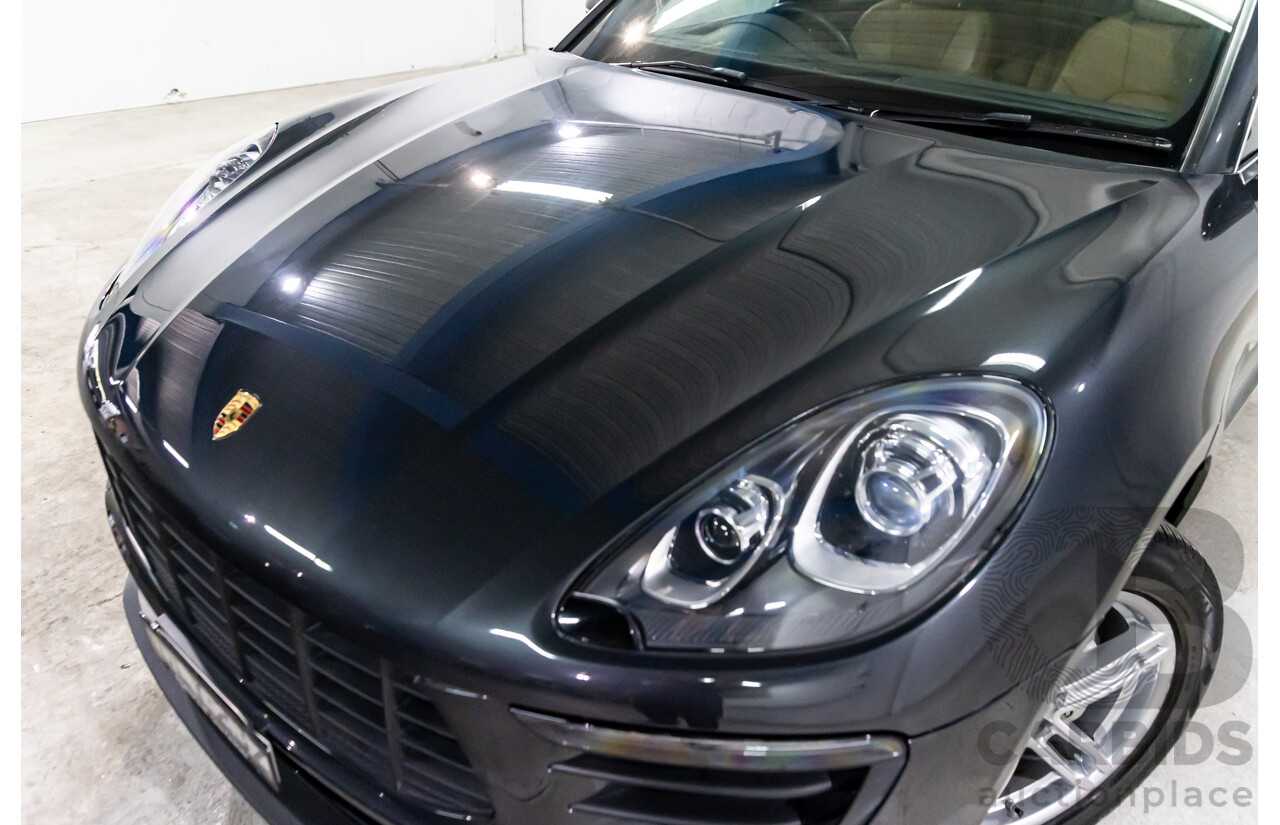 04/2017 Porsche Macan S (AWD) MY17 4d Wagon Volcano Grey Metallic Turbo V6 3.0L