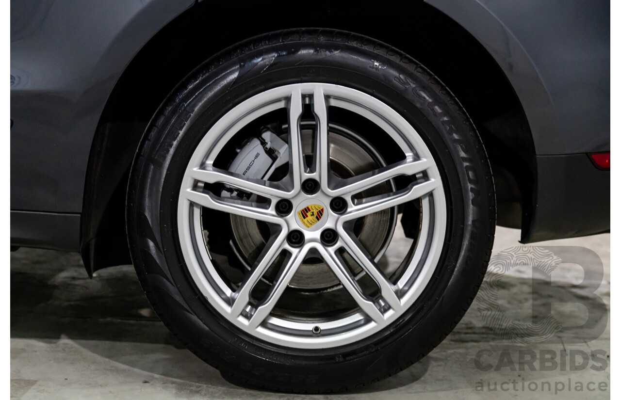 04/2017 Porsche Macan S (AWD) MY17 4d Wagon Volcano Grey Metallic Turbo V6 3.0L