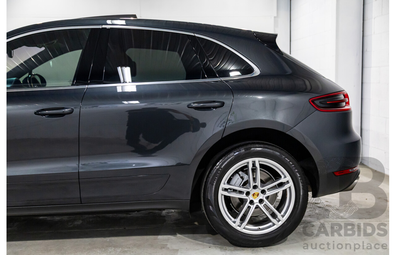 04/2017 Porsche Macan S (AWD) MY17 4d Wagon Volcano Grey Metallic Turbo V6 3.0L