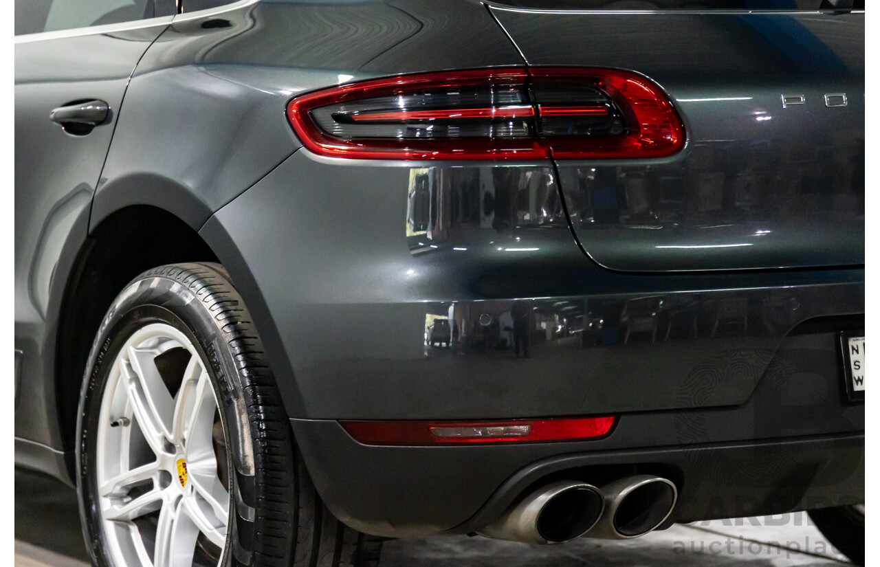 04/2017 Porsche Macan S (AWD) MY17 4d Wagon Volcano Grey Metallic Turbo V6 3.0L