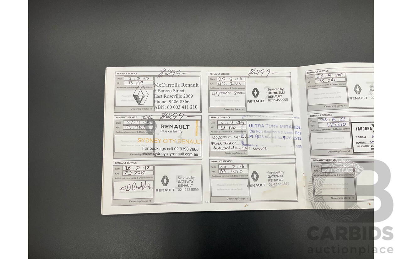 4/2014 Renault Clio Expression X98 5d Hatchback Diamond Black Turbo 1.2L