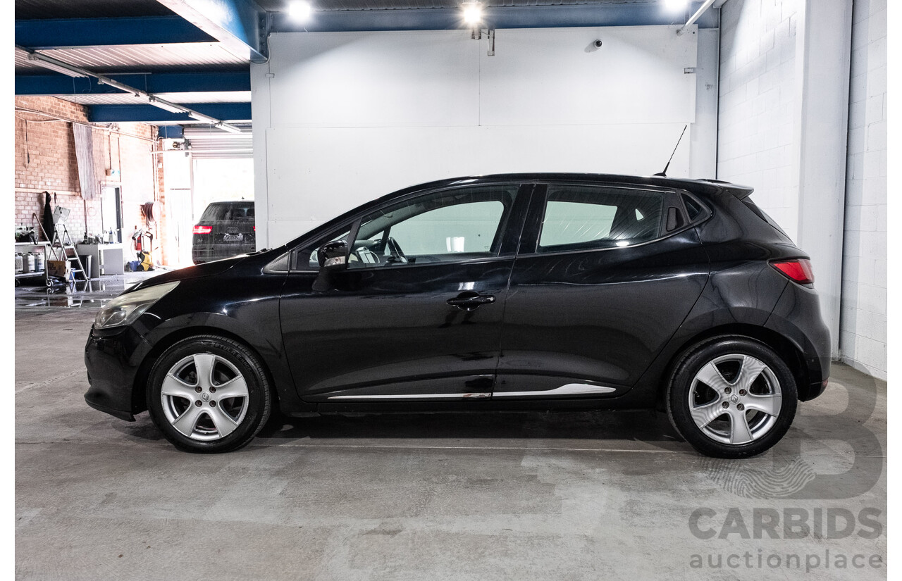 4/2014 Renault Clio Expression X98 5d Hatchback Diamond Black Turbo 1.2L