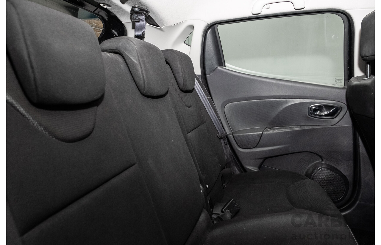 4/2014 Renault Clio Expression X98 5d Hatchback Diamond Black Turbo 1.2L