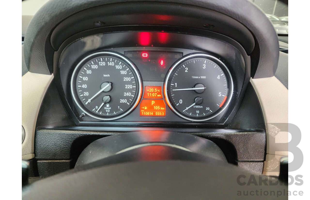 9/2010 Bmw X1 Xdrive 23d E84 4d Wagon Black 2.0L