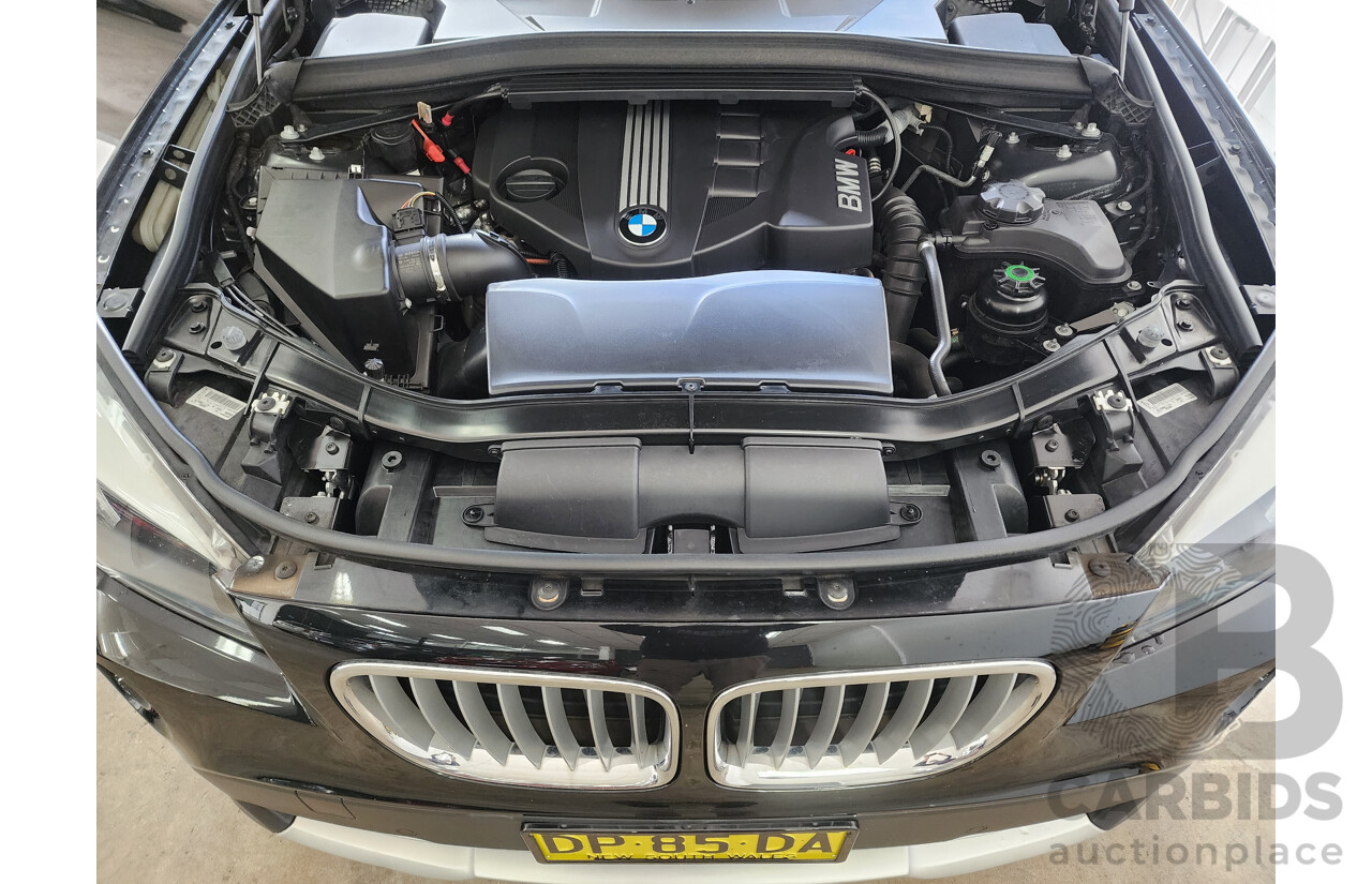 9/2010 Bmw X1 Xdrive 23d E84 4d Wagon Black 2.0L