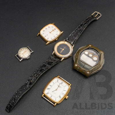 Collection of Vintage Watches Including Longines & Cyma - No Bands
