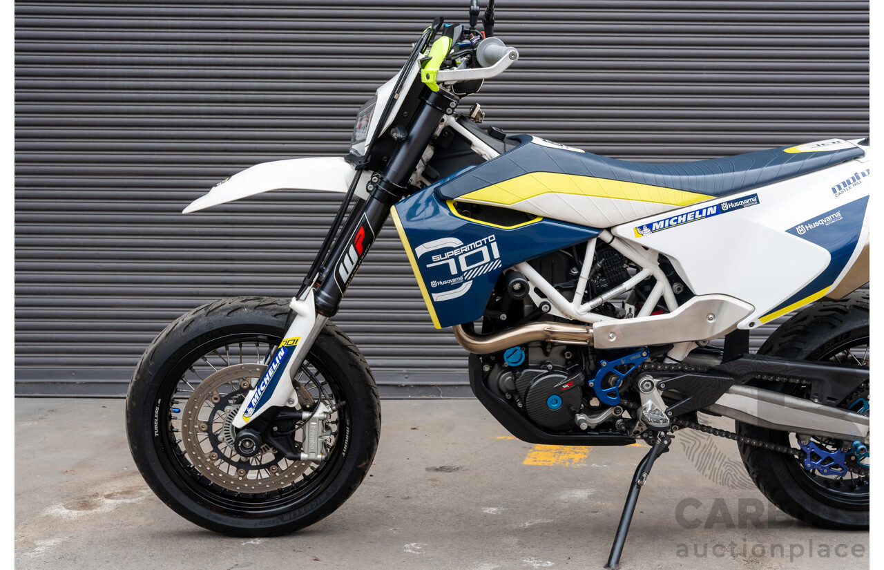 11/2015 Husqvarna 701 Supermoto Motorcycle 692cc
