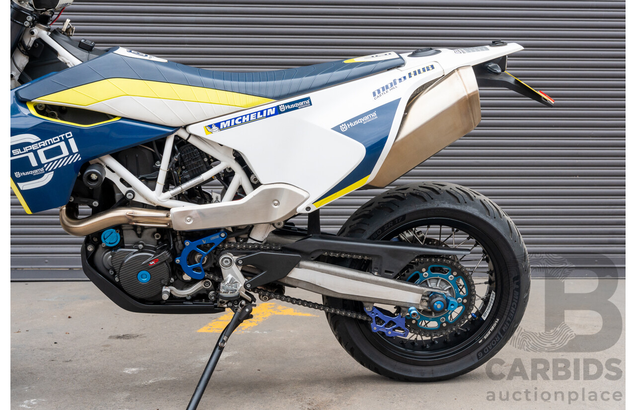 11/2015 Husqvarna 701 Supermoto Motorcycle 692cc