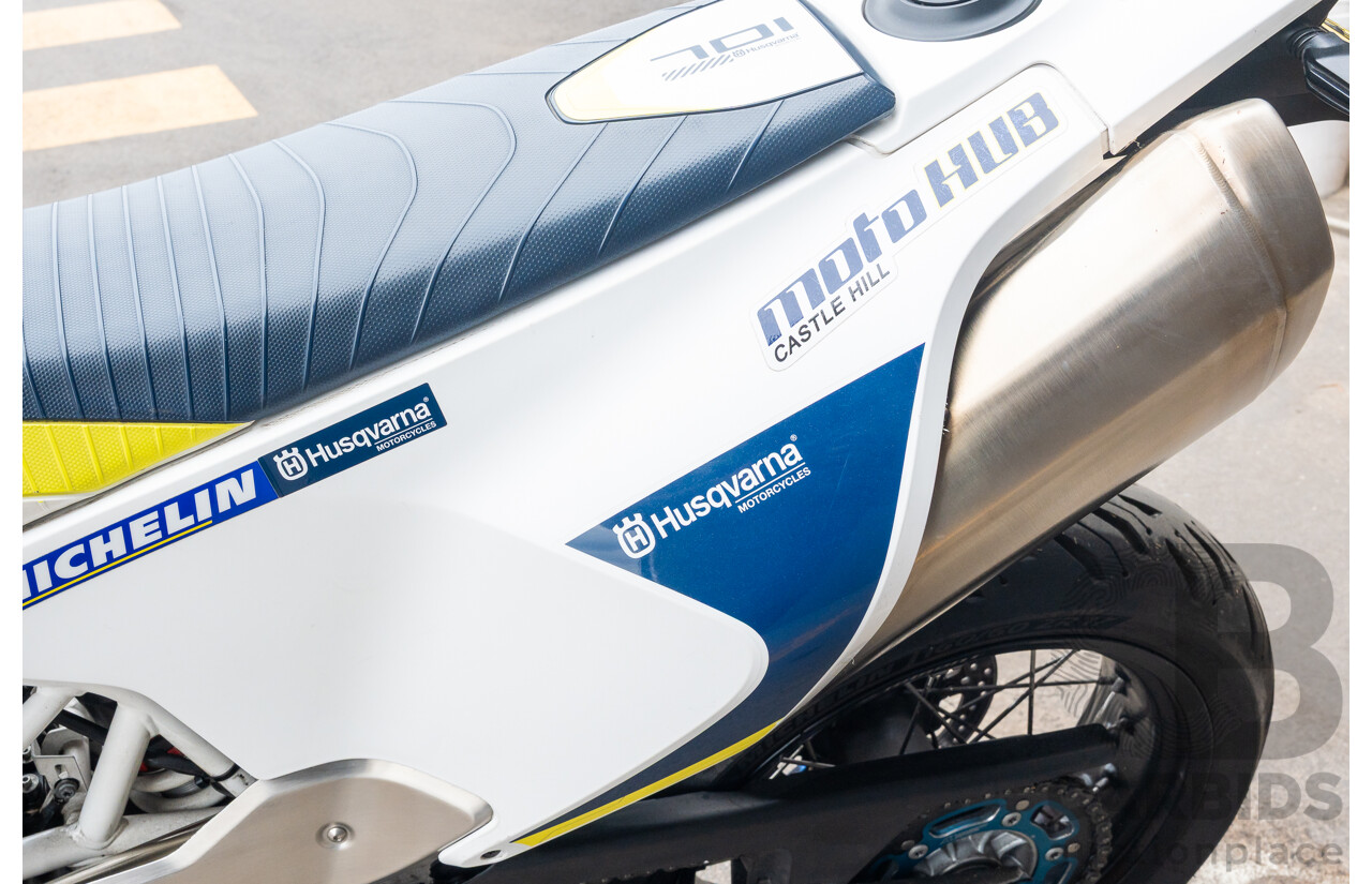 11/2015 Husqvarna 701 Supermoto Motorcycle 692cc