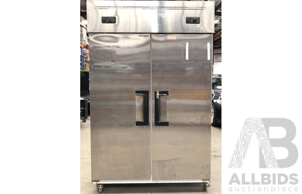 Streamline Dual Upright 500 Litre Two Door Commercial Chiller and Freezer