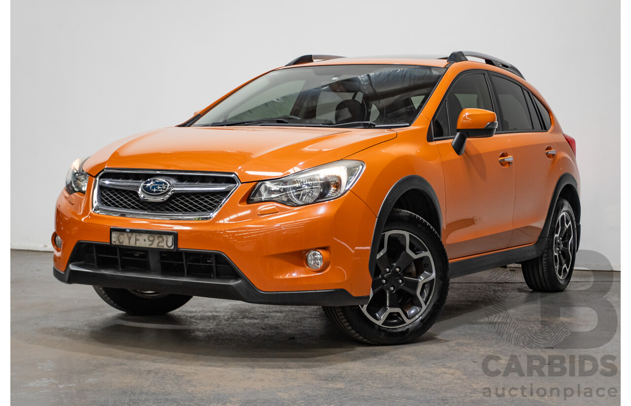 03/2015 Subaru XV 2.0i-S AWD MY14 4D Wagon Tangerine Orange 2.0L