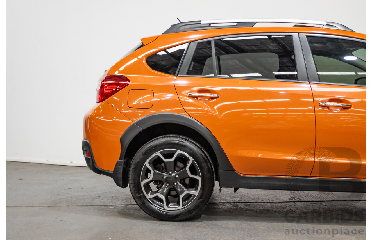 03/2015 Subaru XV 2.0i-S AWD MY14 4D Wagon Tangerine Orange 2.0L