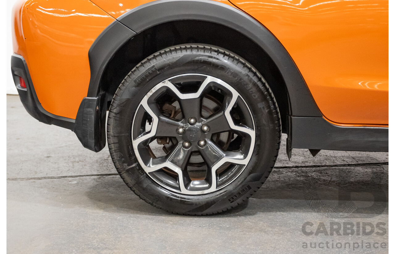 03/2015 Subaru XV 2.0i-S AWD MY14 4D Wagon Tangerine Orange 2.0L