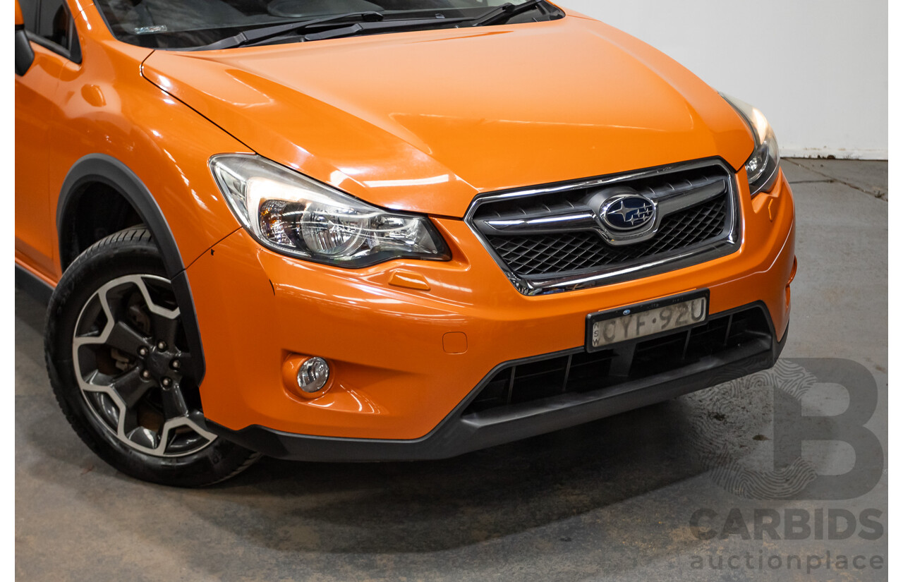 03/2015 Subaru XV 2.0i-S AWD MY14 4D Wagon Tangerine Orange 2.0L
