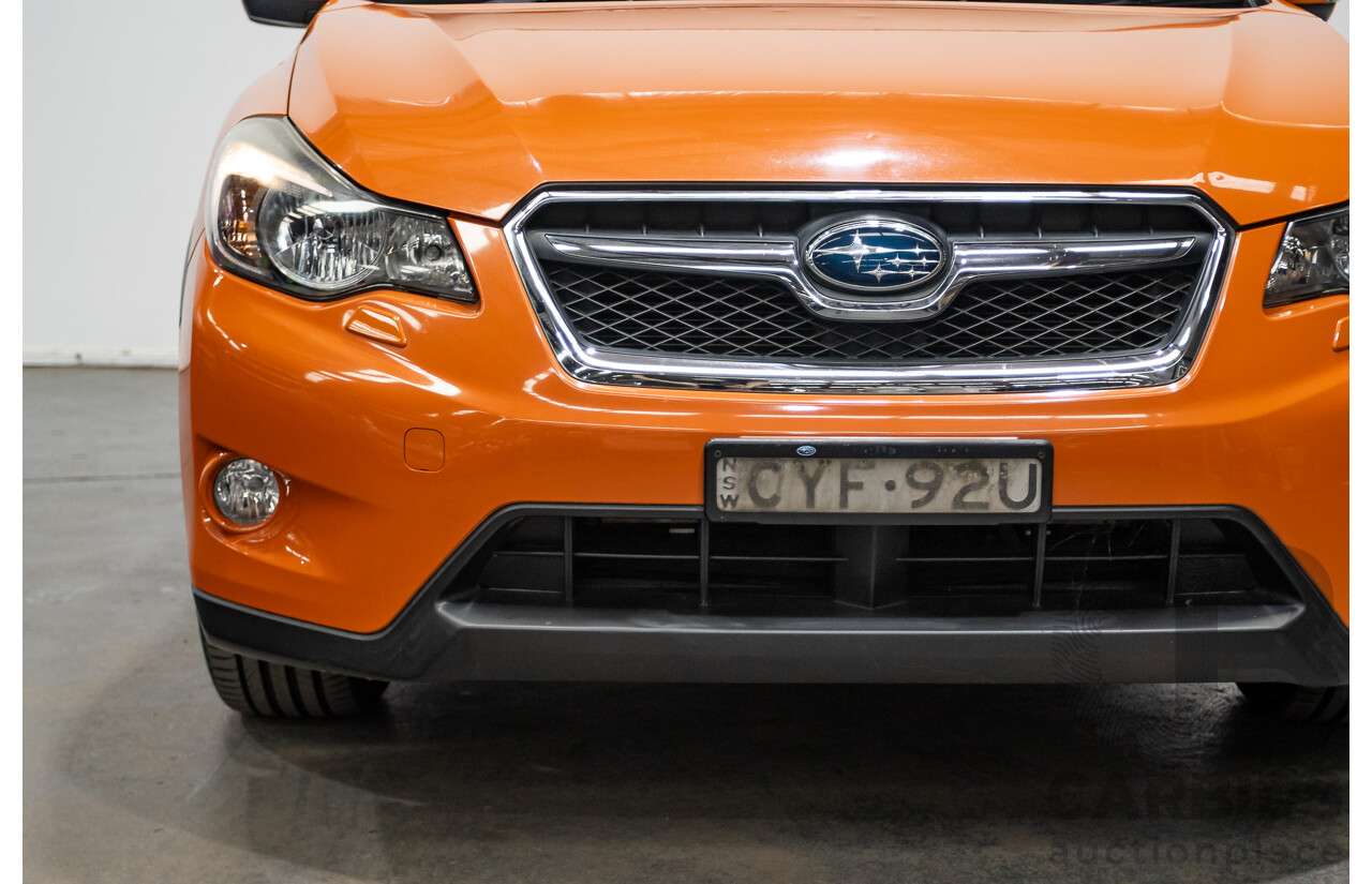 03/2015 Subaru XV 2.0i-S AWD MY14 4D Wagon Tangerine Orange 2.0L