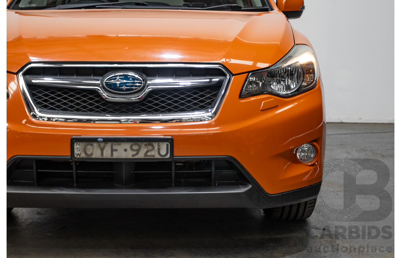 03/2015 Subaru XV 2.0i-S AWD MY14 4D Wagon Tangerine Orange 2.0L