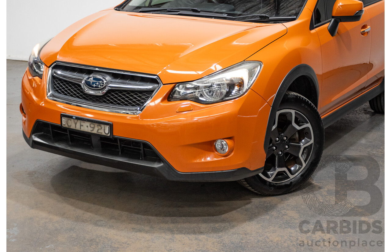 03/2015 Subaru XV 2.0i-S AWD MY14 4D Wagon Tangerine Orange 2.0L