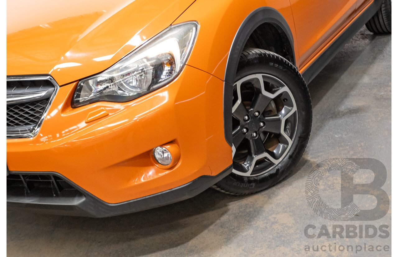 03/2015 Subaru XV 2.0i-S AWD MY14 4D Wagon Tangerine Orange 2.0L