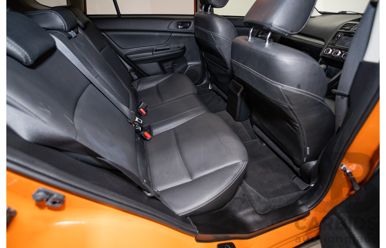 03/2015 Subaru XV 2.0i-S AWD MY14 4D Wagon Tangerine Orange 2.0L