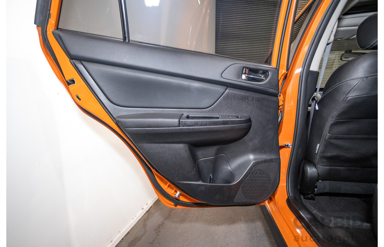 03/2015 Subaru XV 2.0i-S AWD MY14 4D Wagon Tangerine Orange 2.0L