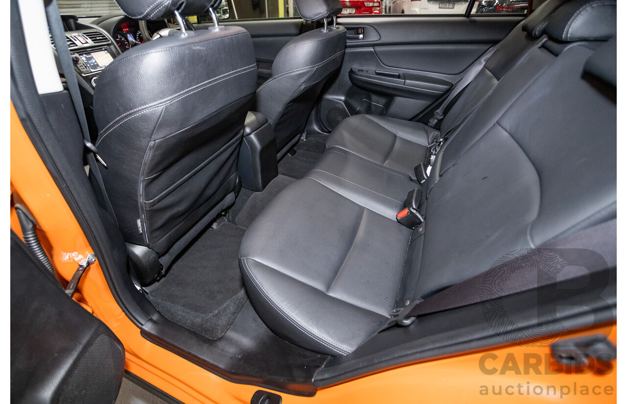 03/2015 Subaru XV 2.0i-S AWD MY14 4D Wagon Tangerine Orange 2.0L
