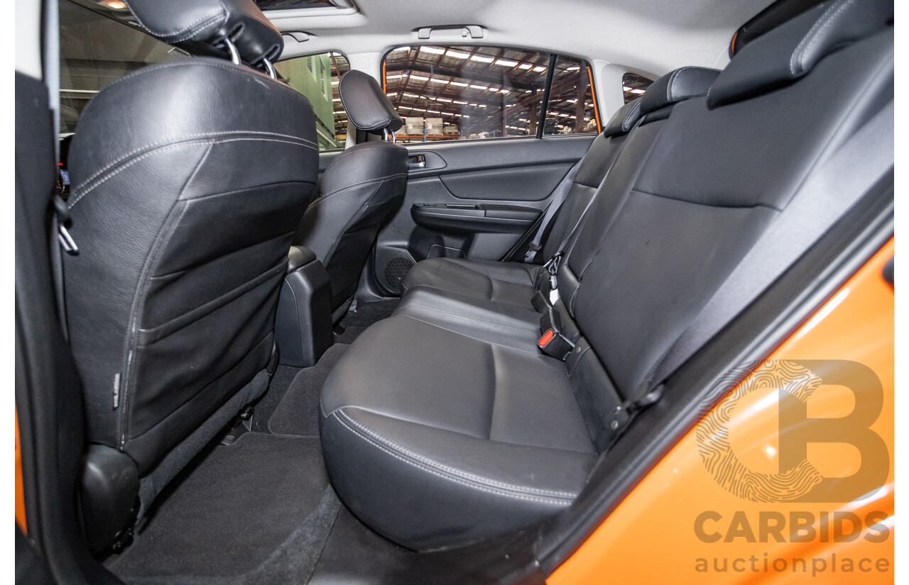 03/2015 Subaru XV 2.0i-S AWD MY14 4D Wagon Tangerine Orange 2.0L