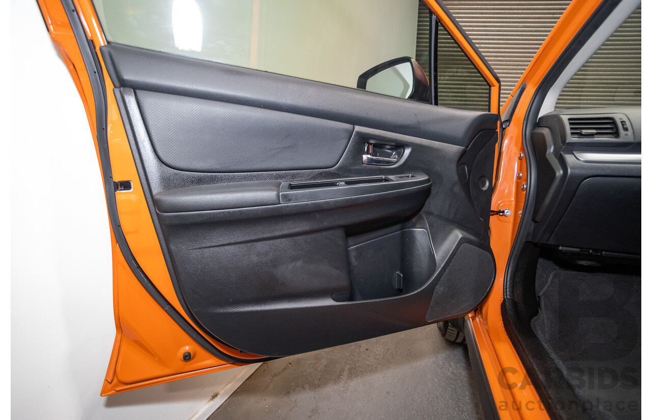 03/2015 Subaru XV 2.0i-S AWD MY14 4D Wagon Tangerine Orange 2.0L