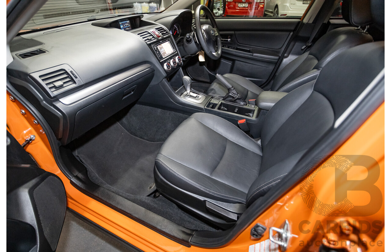 03/2015 Subaru XV 2.0i-S AWD MY14 4D Wagon Tangerine Orange 2.0L