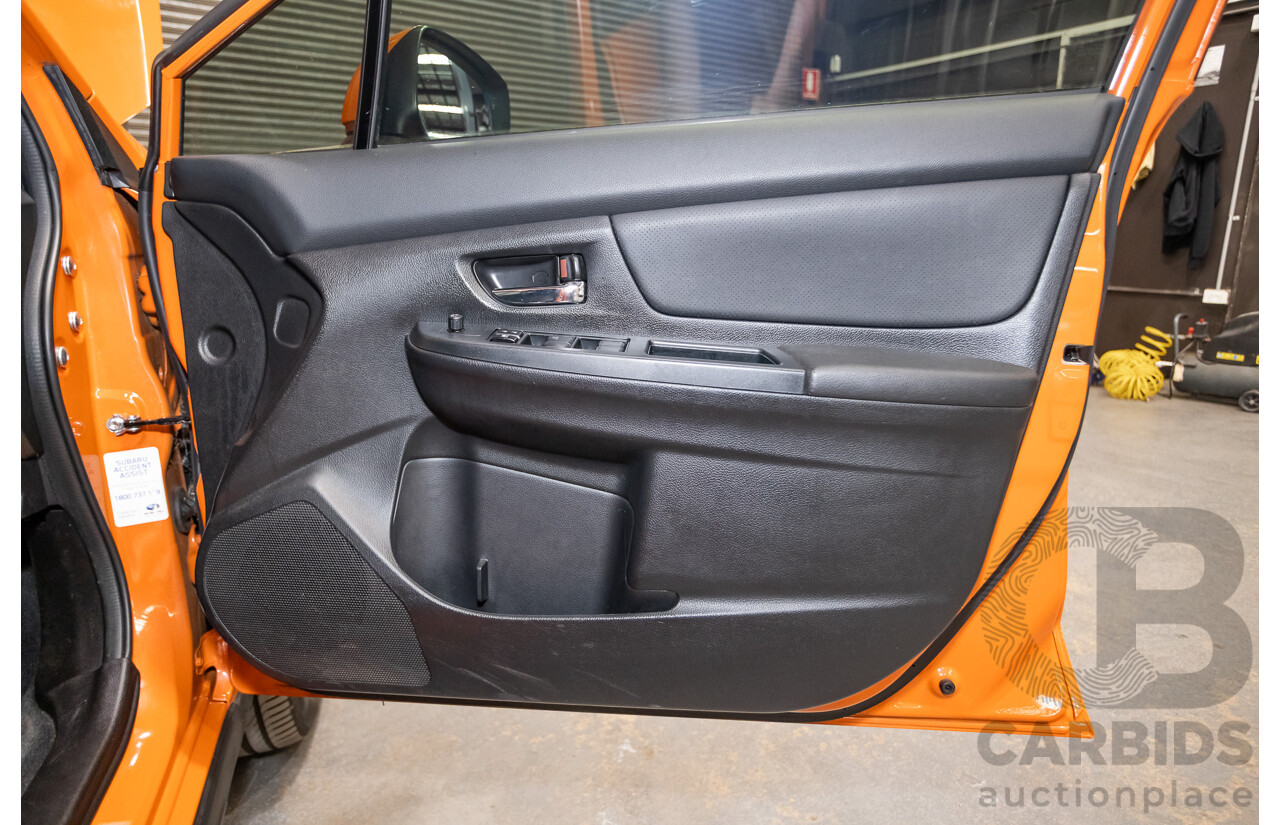 03/2015 Subaru XV 2.0i-S AWD MY14 4D Wagon Tangerine Orange 2.0L