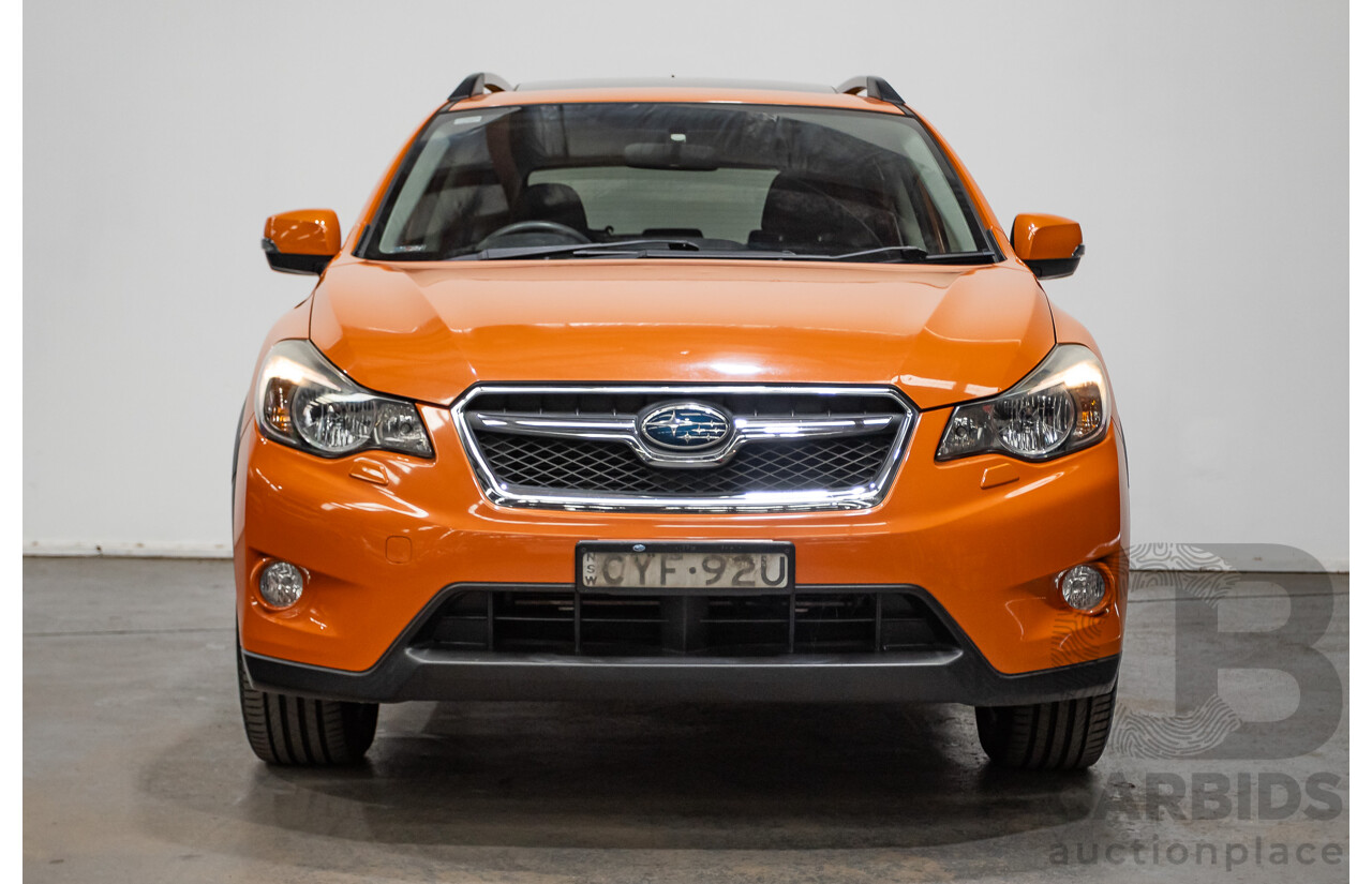 03/2015 Subaru XV 2.0i-S AWD MY14 4D Wagon Tangerine Orange 2.0L