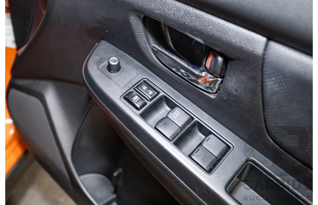 03/2015 Subaru XV 2.0i-S AWD MY14 4D Wagon Tangerine Orange 2.0L