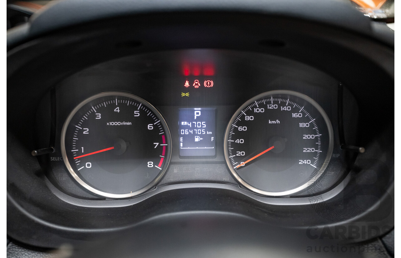 03/2015 Subaru XV 2.0i-S AWD MY14 4D Wagon Tangerine Orange 2.0L