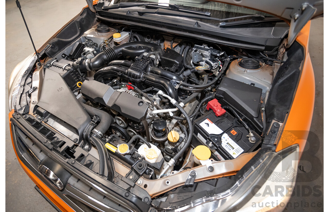 03/2015 Subaru XV 2.0i-S AWD MY14 4D Wagon Tangerine Orange 2.0L