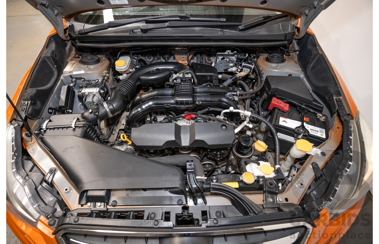 03/2015 Subaru XV 2.0i-S AWD MY14 4D Wagon Tangerine Orange 2.0L