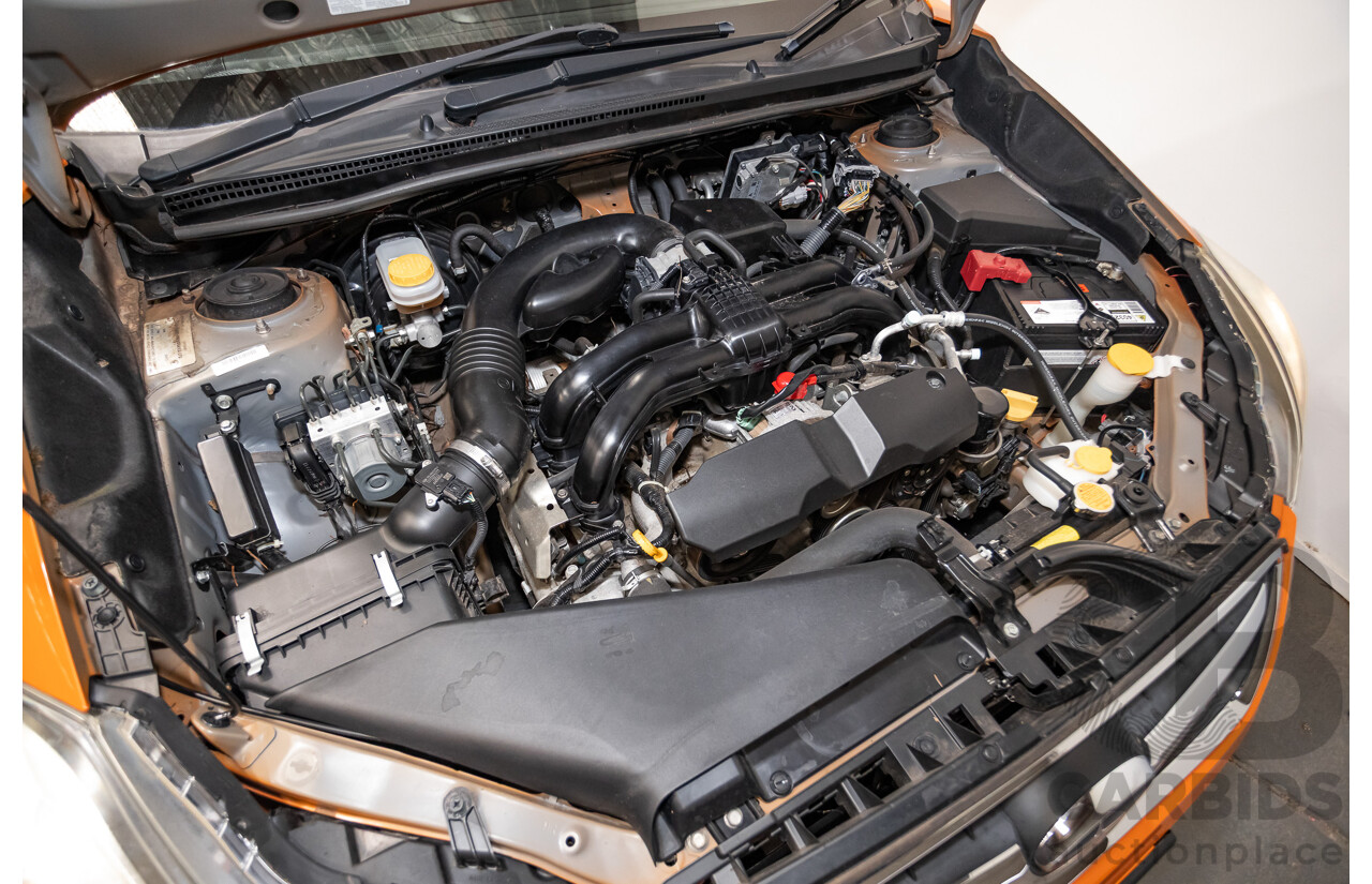 03/2015 Subaru XV 2.0i-S AWD MY14 4D Wagon Tangerine Orange 2.0L