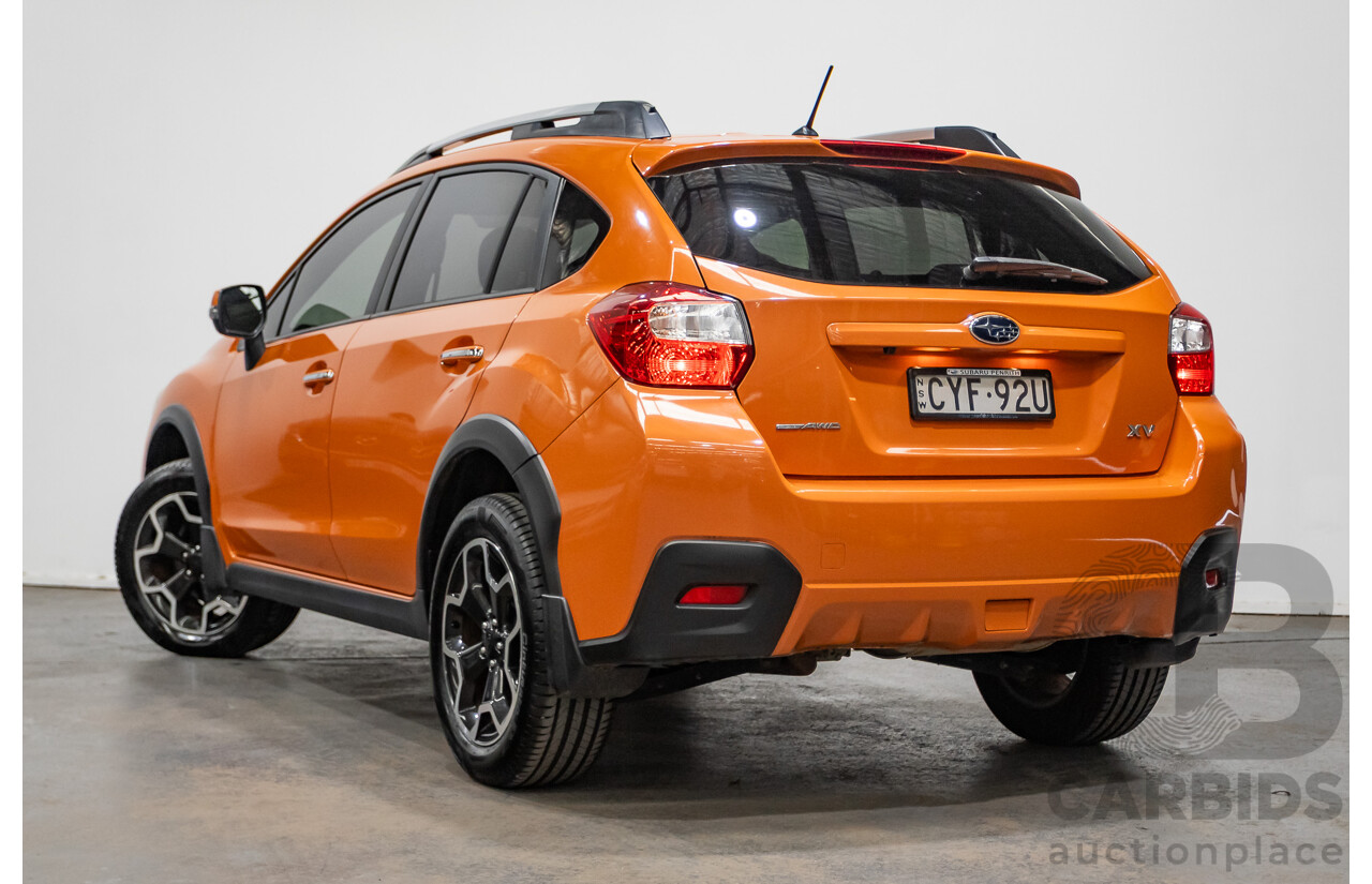 03/2015 Subaru XV 2.0i-S AWD MY14 4D Wagon Tangerine Orange 2.0L