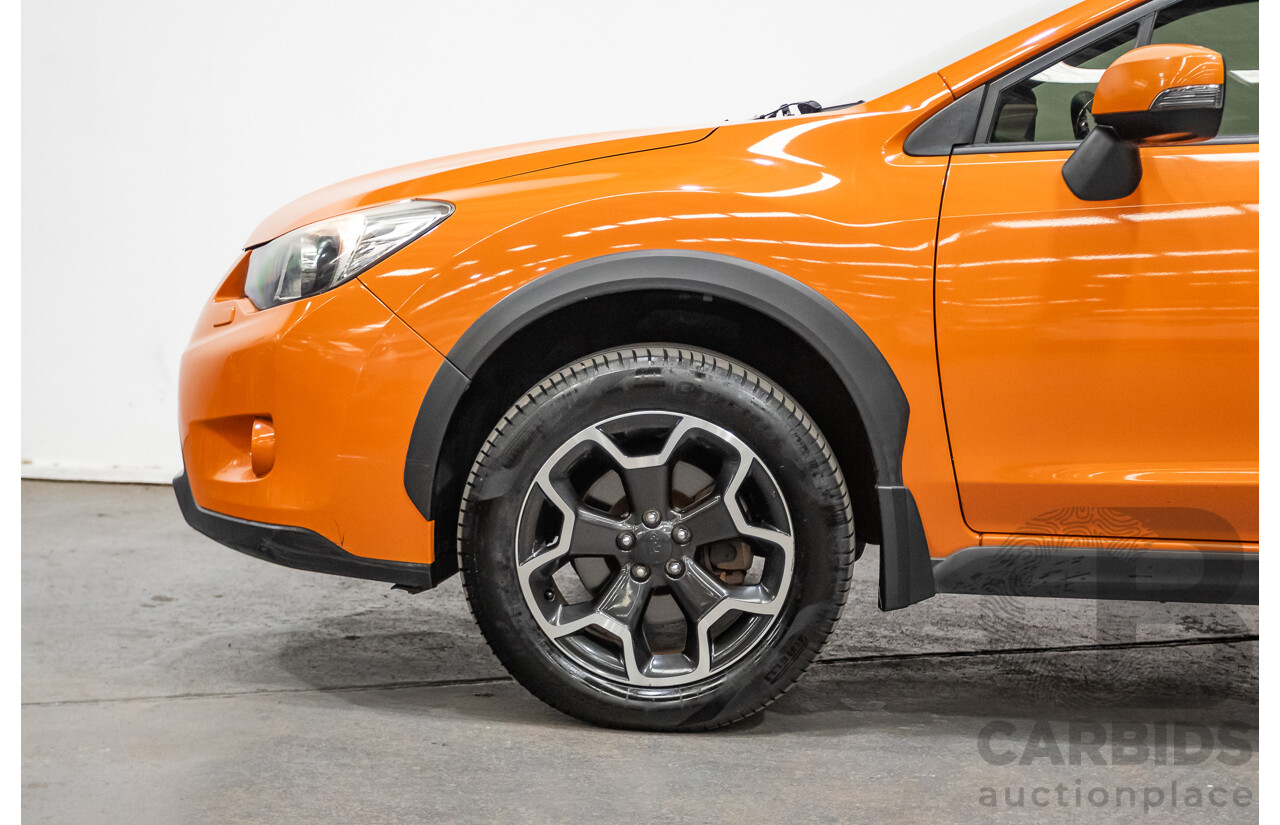 03/2015 Subaru XV 2.0i-S AWD MY14 4D Wagon Tangerine Orange 2.0L