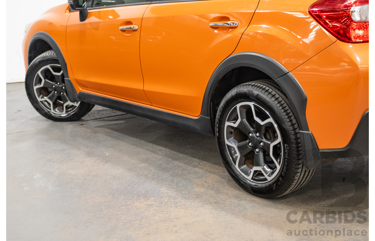 03/2015 Subaru XV 2.0i-S AWD MY14 4D Wagon Tangerine Orange 2.0L