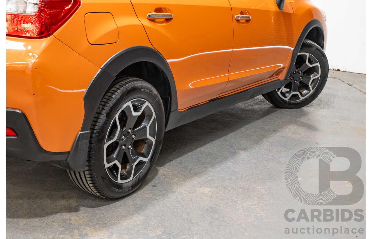 03/2015 Subaru XV 2.0i-S AWD MY14 4D Wagon Tangerine Orange 2.0L