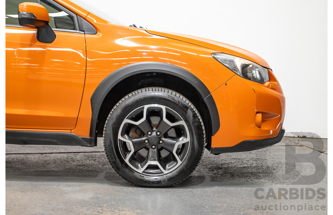 03/2015 Subaru XV 2.0i-S AWD MY14 4D Wagon Tangerine Orange 2.0L