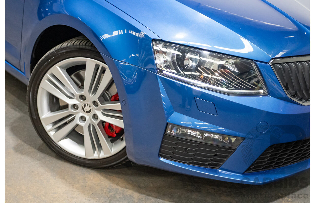 06/2015 Skoda Octavia RS 162 TSI NE MY15 4d Wagon Race Blue Metallic Turbo 2.0L