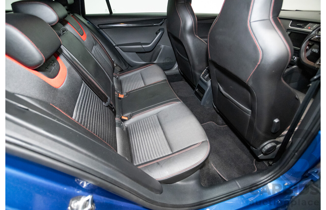 06/2015 Skoda Octavia RS 162 TSI NE MY15 4d Wagon Race Blue Metallic Turbo 2.0L