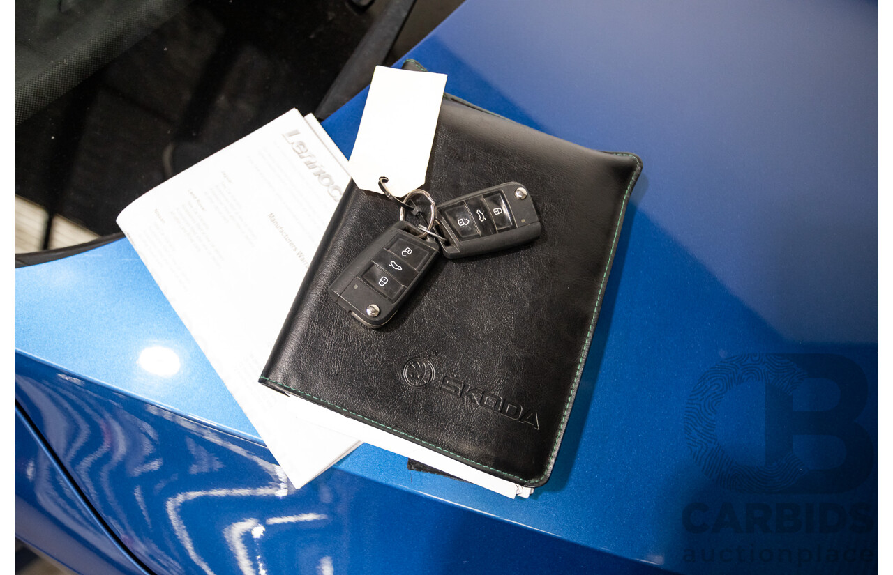 06/2015 Skoda Octavia RS 162 TSI NE MY15 4d Wagon Race Blue Metallic Turbo 2.0L