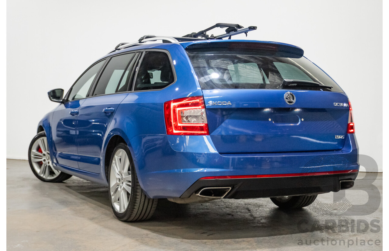 06/2015 Skoda Octavia RS 162 TSI NE MY15 4d Wagon Race Blue Metallic Turbo 2.0L