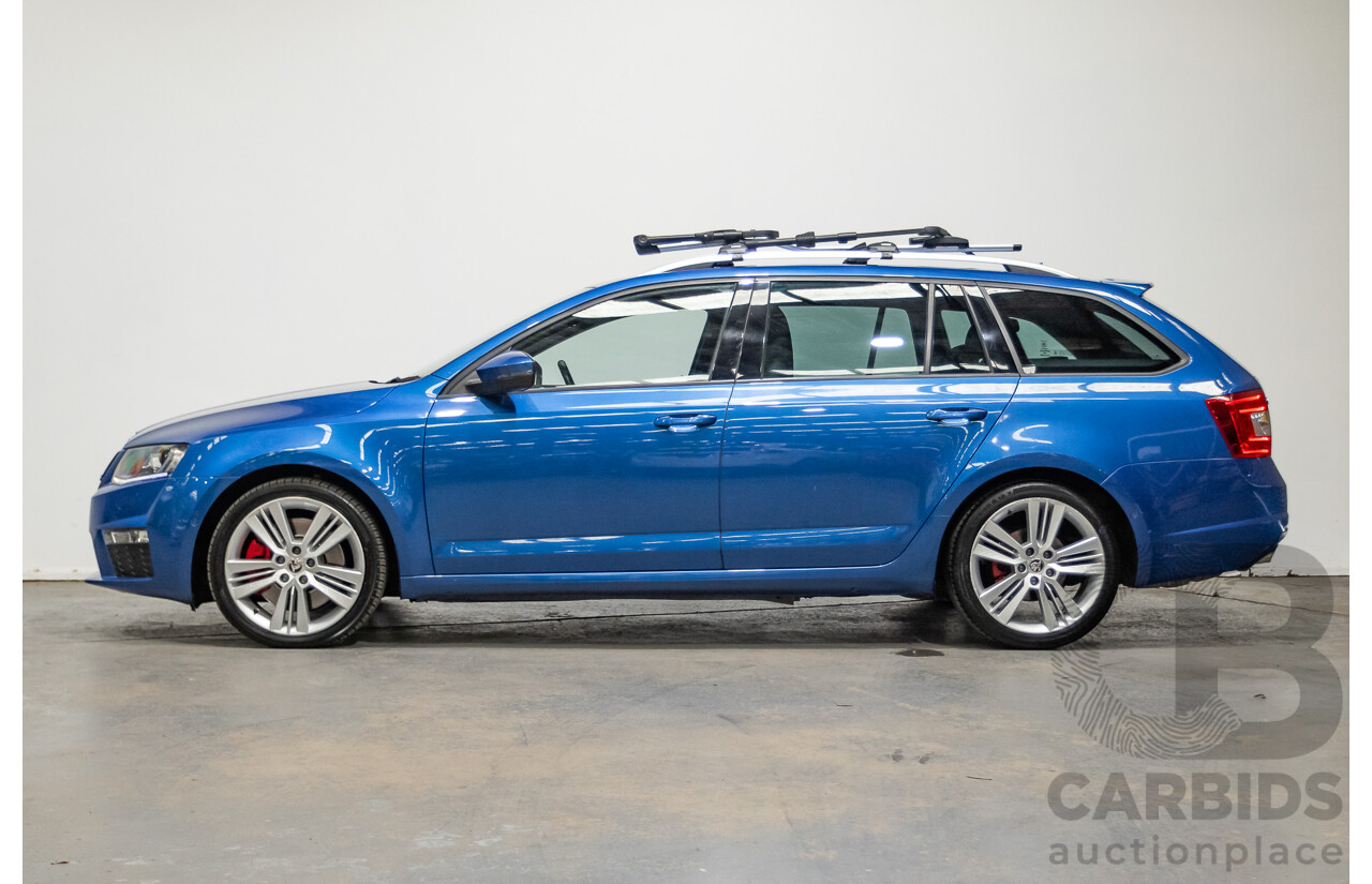 06/2015 Skoda Octavia RS 162 TSI NE MY15 4d Wagon Race Blue Metallic Turbo 2.0L