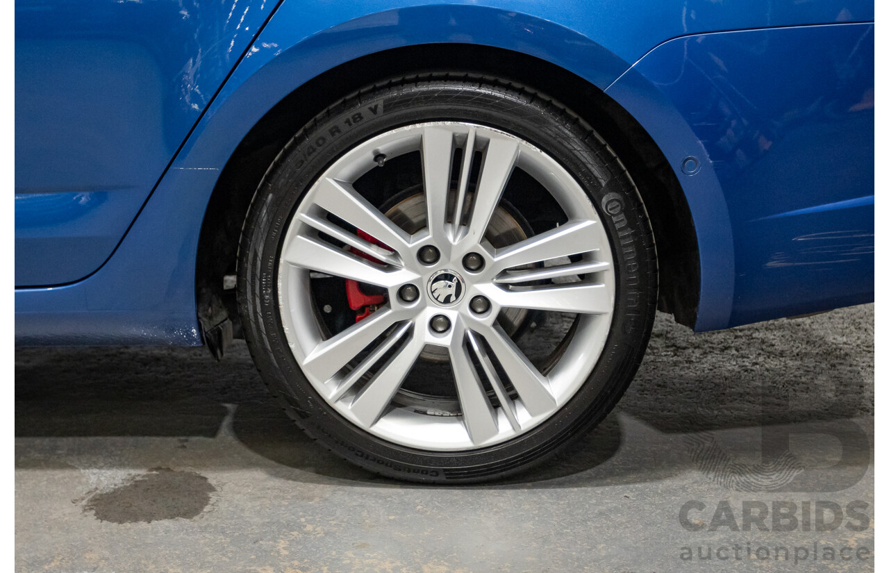 06/2015 Skoda Octavia RS 162 TSI NE MY15 4d Wagon Race Blue Metallic Turbo 2.0L