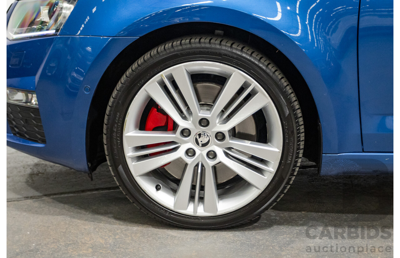 06/2015 Skoda Octavia RS 162 TSI NE MY15 4d Wagon Race Blue Metallic Turbo 2.0L
